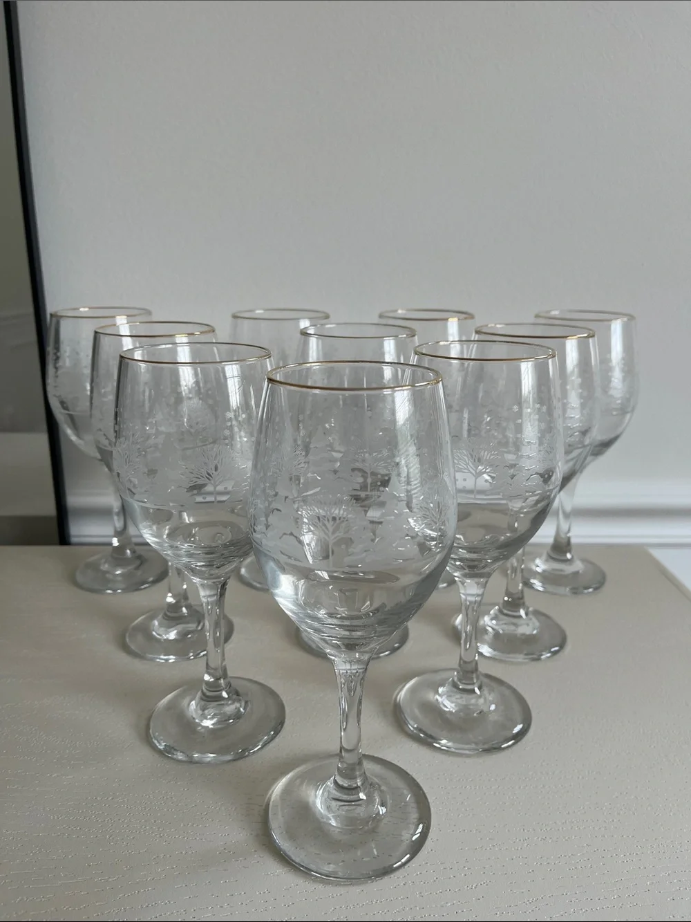 Libbey vintage wine